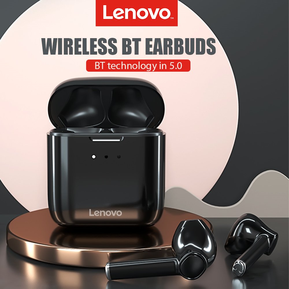 Lenovo QT83 Bluetooth Wireless Headphone - Black