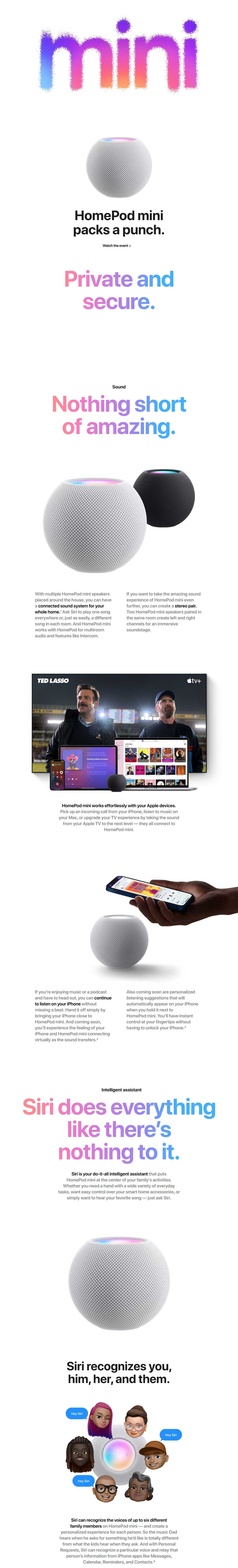 Original Apple HomePod Mini Smart Speaker Original Apple HomePod Mini Smart Speaker