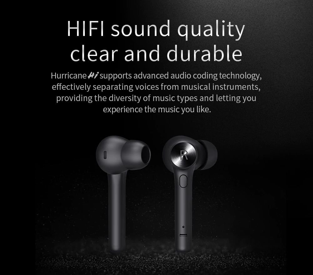 Original Bluedio Hi Hurricane Wireless Bluetooth Earbuds Bluedio Hi Wireless Bluetooth Earphone (2)