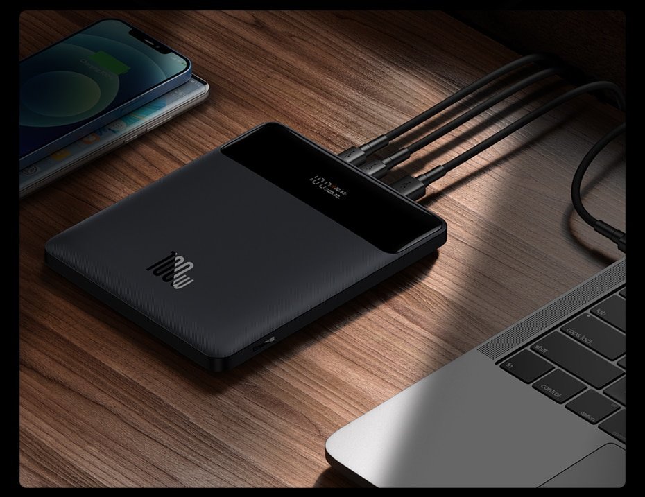 Original World Premiere Baseus 100W Power Bank 20000mAh Type C PD Fast Charging Powerbank Portable External Battery Charger for Notebook Original World Premiere Baseus 100W Power Bank 20000mAh Type C PD Fast Charging Powerbank Portable External Battery Charger for Notebook