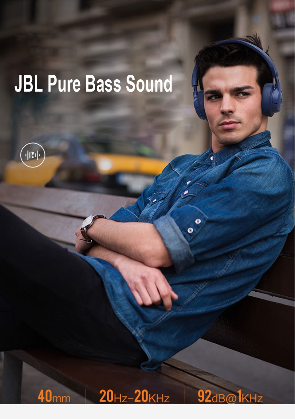 JBL TUNE 750BTNC Wireless ANC Headphones 9