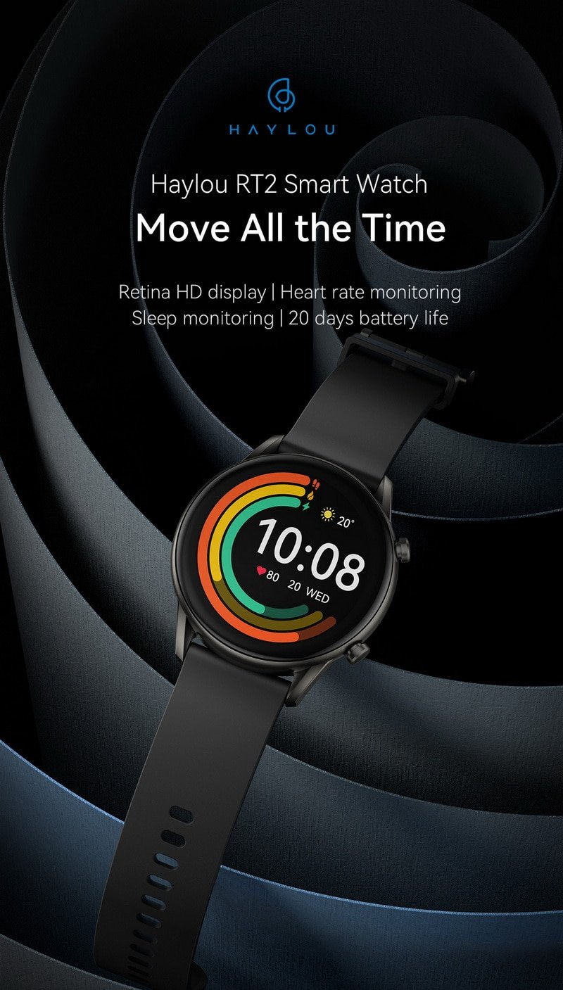 Original Xiaomi Haylou RT2 LS10 Smartwatch Retina Display Waterproof Fashion SpO2 Sports Watch For Boys Girls Global Version Original Xiaomi Haylou RT2 LS10 Smartwatch Retina Display Waterproof Fashion SpO2 Sports Watch For Boys Girls Global Version