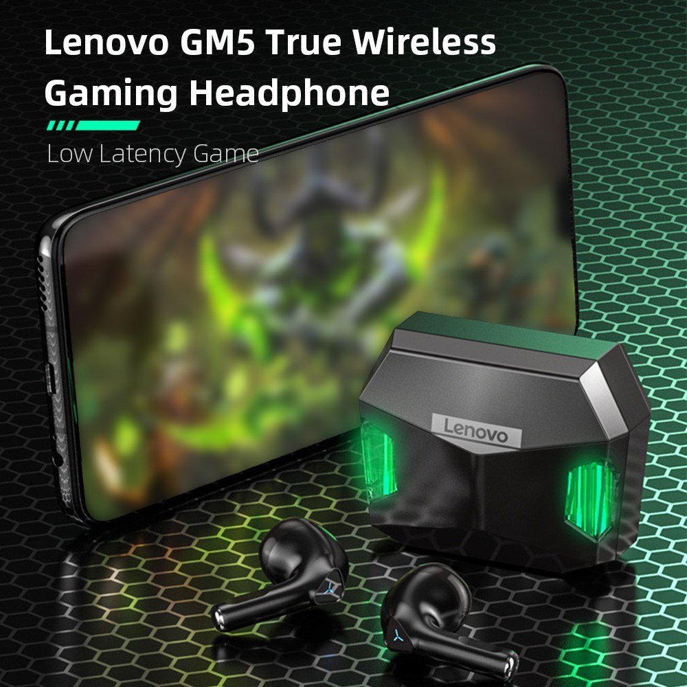Original Lenovo thinkplus live pods GM5 True Wireless Gaming Earbuds
