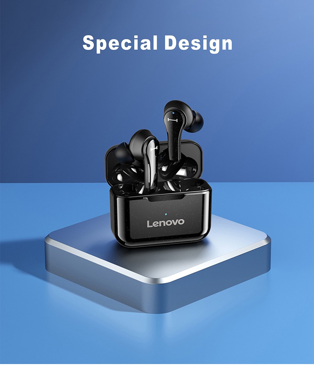 Lenovo QT82 True Wireless Earbud - Black 3