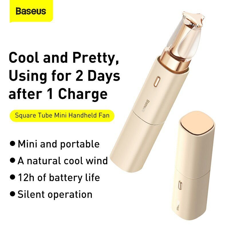 Baseus Square Tube Mini Handheld Fan (1)