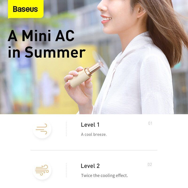 Baseus Square Tube Mini Handheld Fan (3)