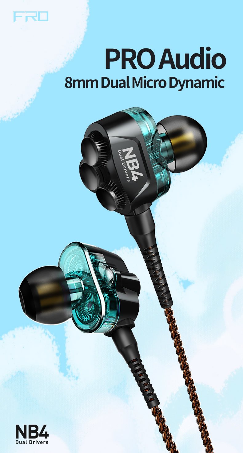 Original PLEXTONE FRO NB4 8mm Dual Micro Dynamic Drivers Earphones 3.5mm Audio Jack Hi Res Premium Quality MMCX socket Earphones Headphones for Gaming PC Original PLEXTONE FRO NB4 8mm Dual Micro Dynamic Drivers Earphones 3.5mm Audio Jack Hi Res Premium Quality MMCX socket Earphones Headphones for Gaming PC