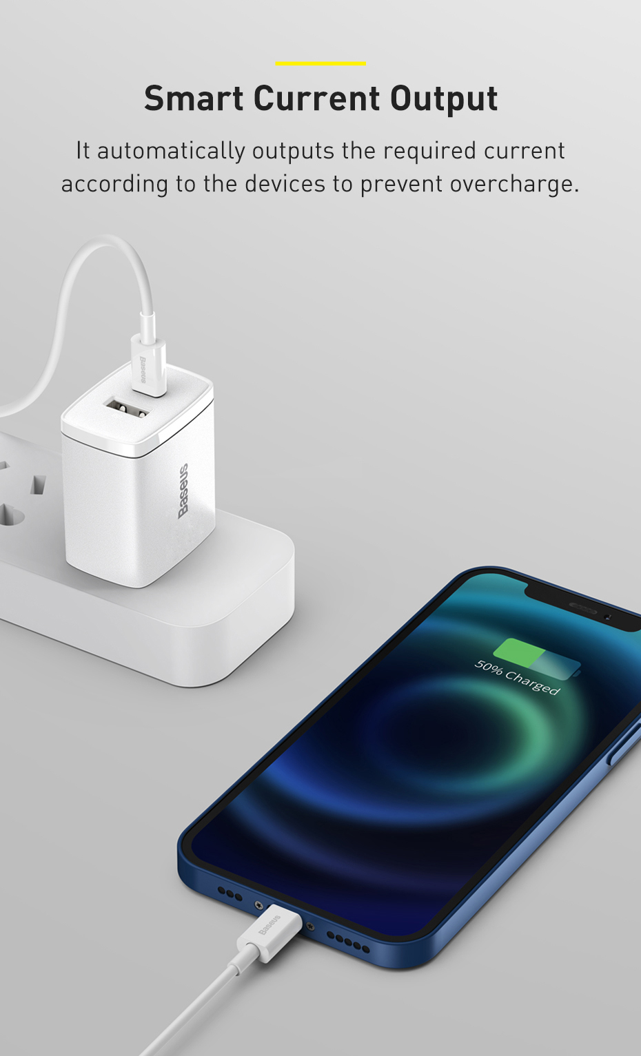 Original Baseus Compact Super Quick Charger Dual Port U+C 20W CN for iPhone cccp20uc Baseus Compact Quick Charger UC 20W CN CCXJ 01 8