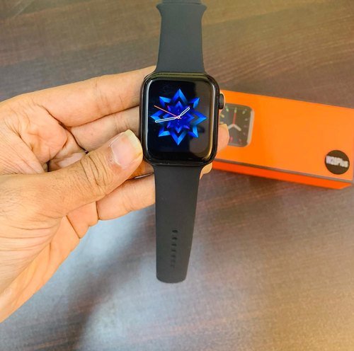 Original W28 Plus Smart Watch Fitness Tracker Full Screen Waterproof Black Square W28 Plus Smart Watch, For Daily