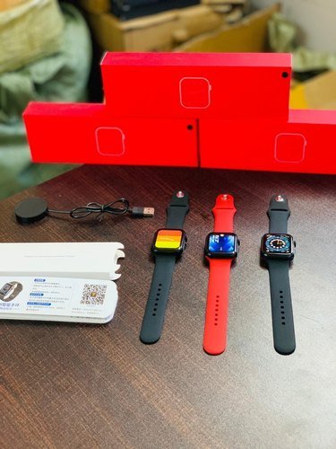 Original FK79 Series 6 Smartwatch RED BOX EDITION FULL DISPLAY & CROWN WORKING SMART WATCH Luxury(Premium) Digital FK79 6th Generation Smart Watch