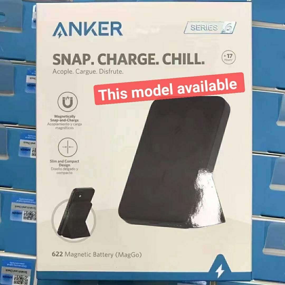 Original Anker 622 Magnetic Battery (MagGo), 5000mAh Foldable Magnetic Wireless Portable Charger and USB-C for iPhone Original Anker 622 Magnetic Battery (MagGo), 5000mAh Foldable Magnetic Wireless Portable Charger and USB-C for iPhone