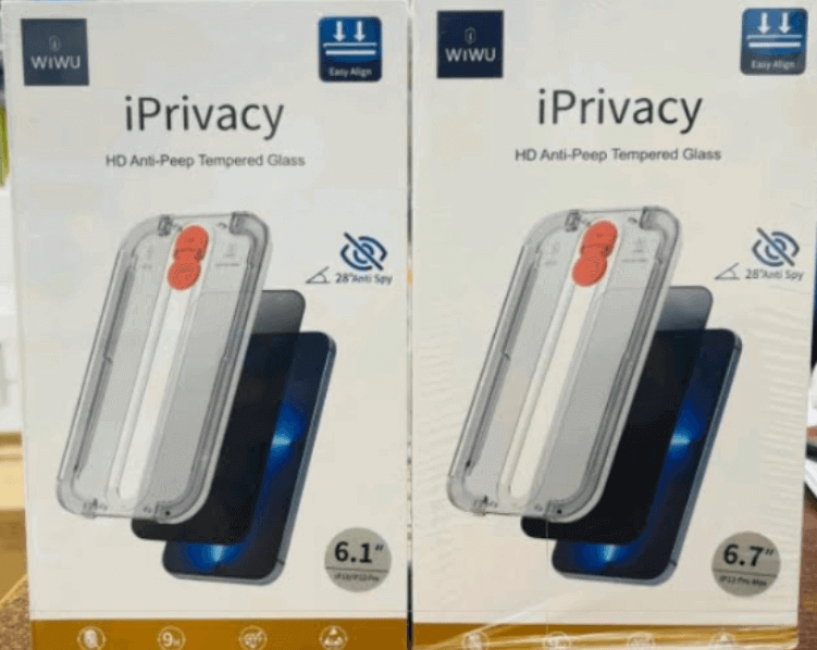 Original WIWU iPRIVACY HD ANTI-PEEP TEMPERED GLASS SCREEN PROTECTOR 6.1 and 6.7 inch iPhone Original WIWU iPRIVACY HD ANTI-PEEP TEMPERED GLASS SCREEN PROTECTOR 6.1 and 6.7 inch iPhone