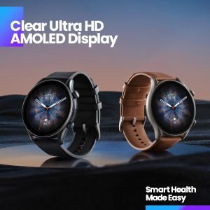 Original Amazfit GTR 3 Pro Smart Watch with Classic Navigation Crown, BioTracker 3.0 & Alexa - Infinite Amazfit GTR 3 Pro