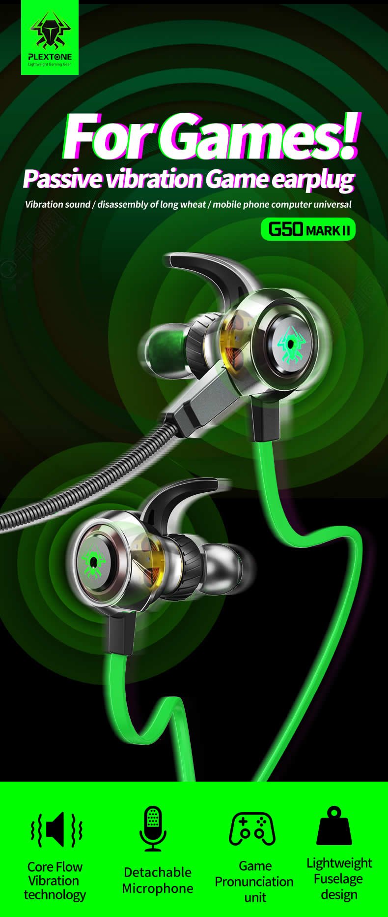 Original Plextone G50 Earphones black H1f92daf6a42a4158a3015502e4c12c92I.jpg