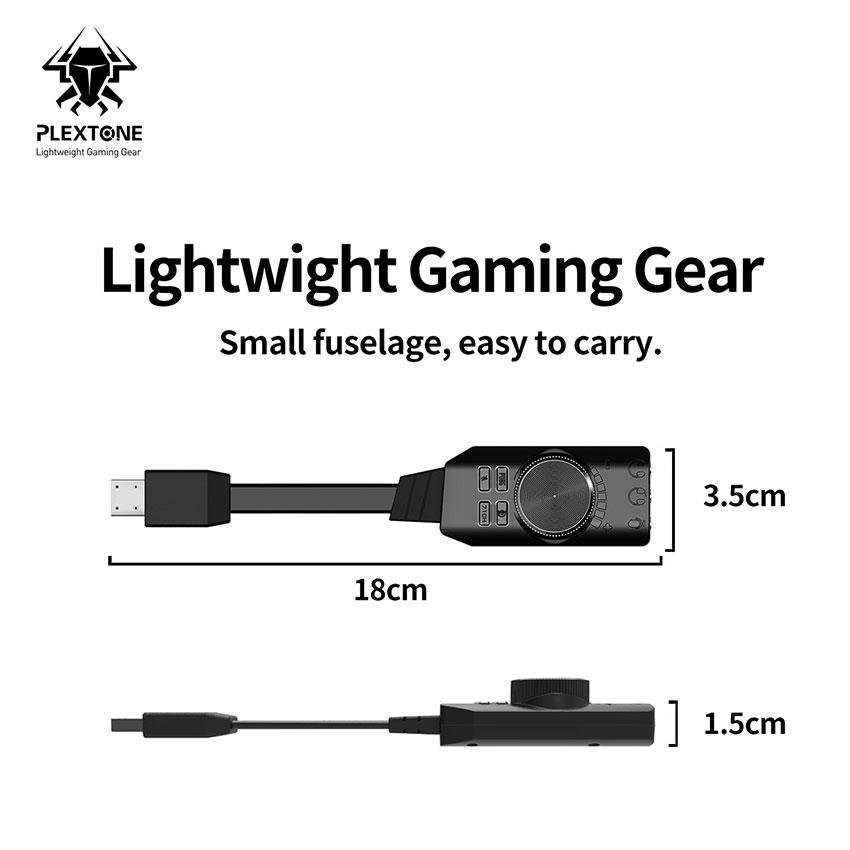 Original PLEXTONE GS3 MARK II VIRTUAL 7.1 CHANNEL EXTERNAL USB SOUND CARD ADAPTER CONVERTER WITH DSP AUDIO AMPLIFIER Original PLEXTONE GS3 MARK II VIRTUAL 7.1 CHANNEL EXTERNAL USB SOUND CARD ADAPTER CONVERTER WITH DSP AUDIO AMPLIFIER