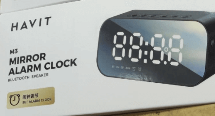 Original Havit HV-M3 Portable Alarm Clock Bluetooth Speaker Original Havit HV-M3 Portable Alarm Clock Bluetooth Speaker
