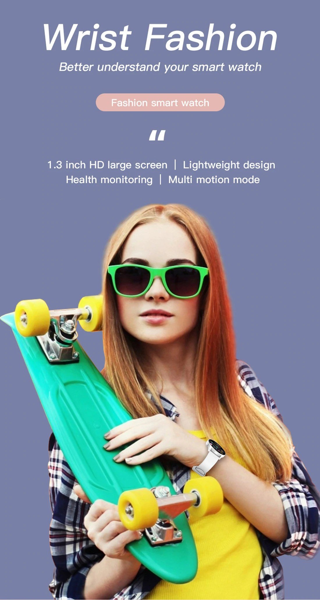 Original Colmi SKY 8 Smart Watch Women Full Touch Screen Fitness Tracker IP67 Waterproof Bluetooth Smartwatch Men For Android iOS Phone COLMI SKY 8 Smart watch