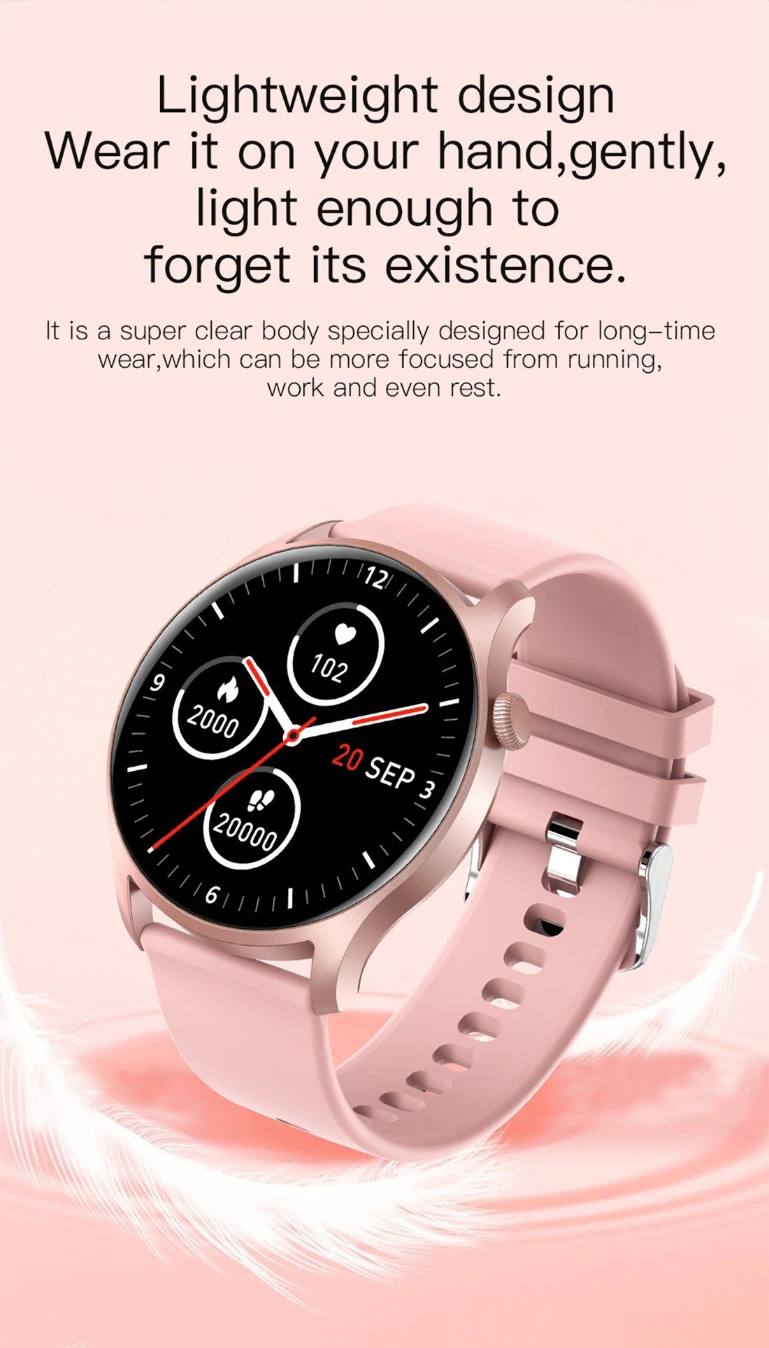 Original Colmi SKY 8 Smart Watch Women Full Touch Screen Fitness Tracker IP67 Waterproof Bluetooth Smartwatch Men For Android iOS Phone COLMI SKY 8 Smart watch