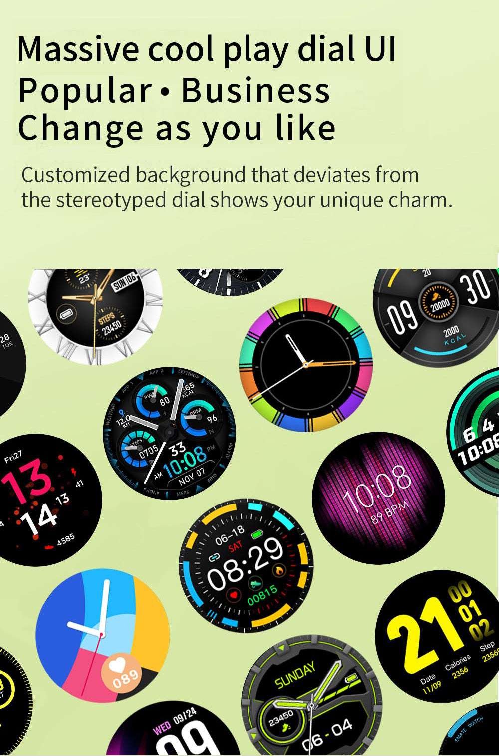 COLMI V23 Pro Women Temperature Smart Watch Full Touch Fitness Tracker IP67 Waterproof Blood Pressure Men Smartwatch