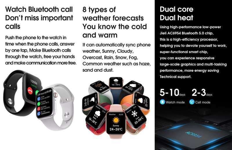 Original Microwear W17 Smartwatch With 1.9-inch Full Display Microwear-W17-Smartwatch-4