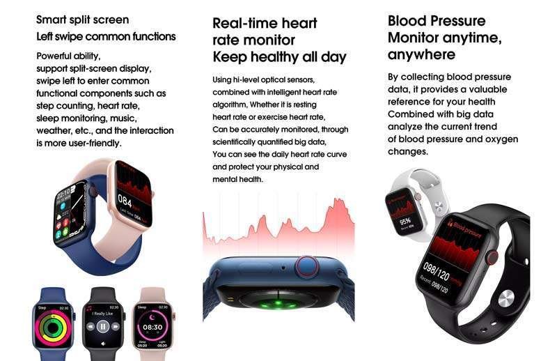 Original Microwear W17 Smartwatch With 1.9-inch Full Display Microwear-W17-Smartwatch-5