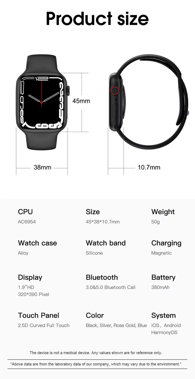 Original Microwear W17 Smartwatch With 1.9-inch Full Display Microwear-W17-Smartwatch-8