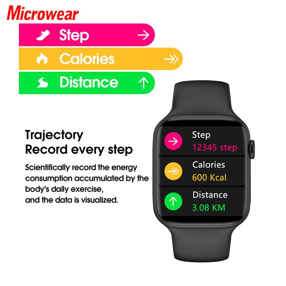 Microwear 007 Smartwatch With 1.92 inch Display White