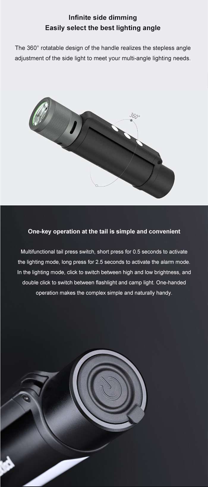 Original Xiaomi Nextool Outdoor 6-in-1 Thunder Flashlight