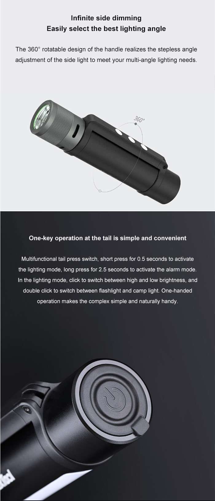 Original Xiaomi Nextool Outdoor 6-in-1 Thunder Flashlight Original Xiaomi Nextool Outdoor 6-in-1 Thunder Flashlight