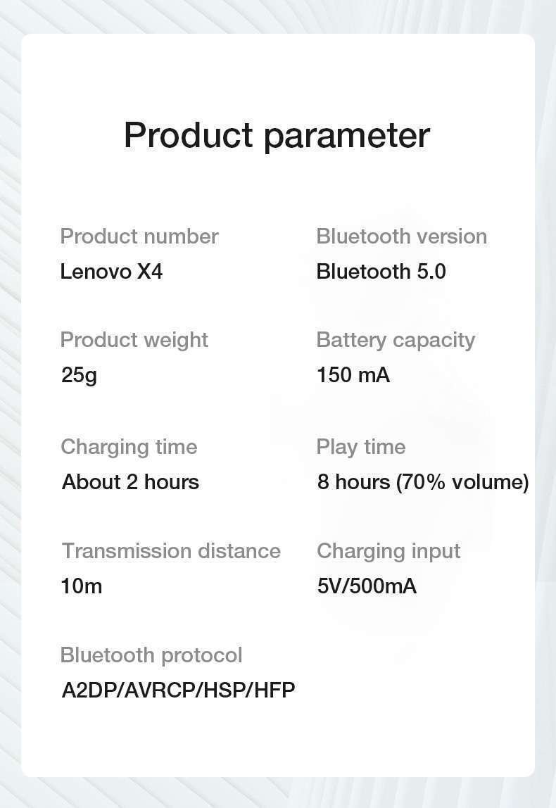 Original Lenovo X4 Bone Conduction Headphones Sports Running Waterproof Wireless Bluetooth Earphone True Bone Conduction Original Lenovo X4 Bone Conduction Headphones Sports Running Waterproof Wireless Bluetooth Earphone True Bone Conduction