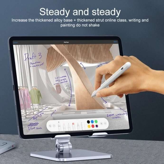 Original Wiwu ZM305 Foldable Adjustable Desktop Stand For Tablet Original Wiwu ZM305 Foldable Adjustable Desktop Stand For Tablet