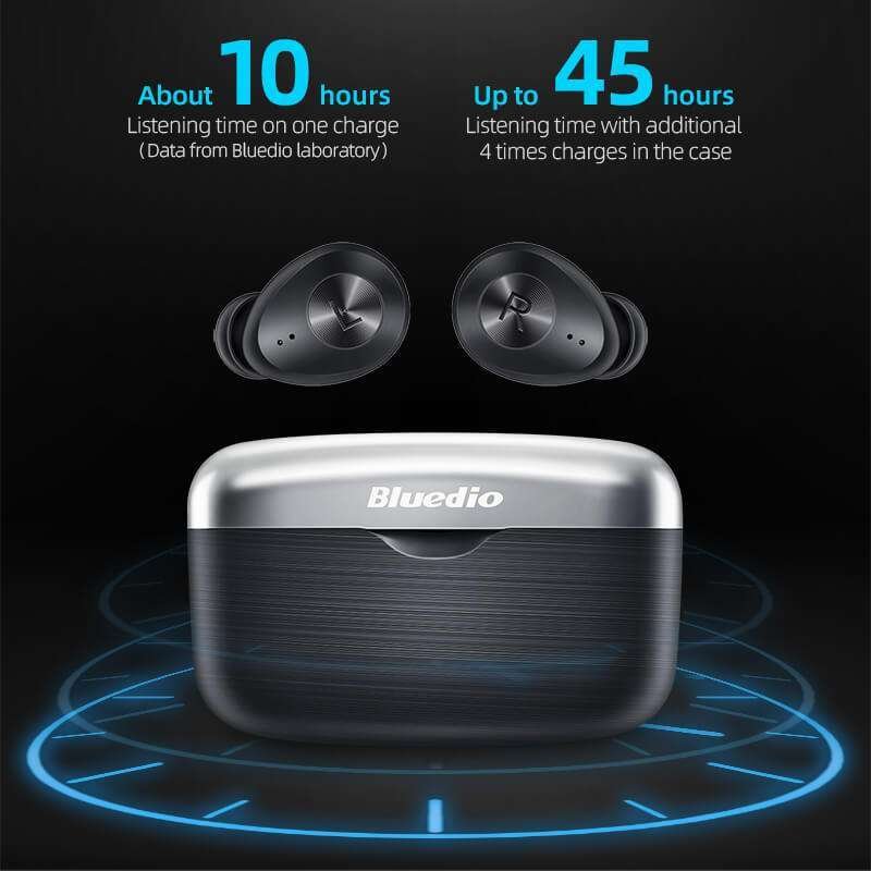 Original Bluedio Faith F1 Binaural Wireless Bluetooth Earbuds Super long standby lifetime