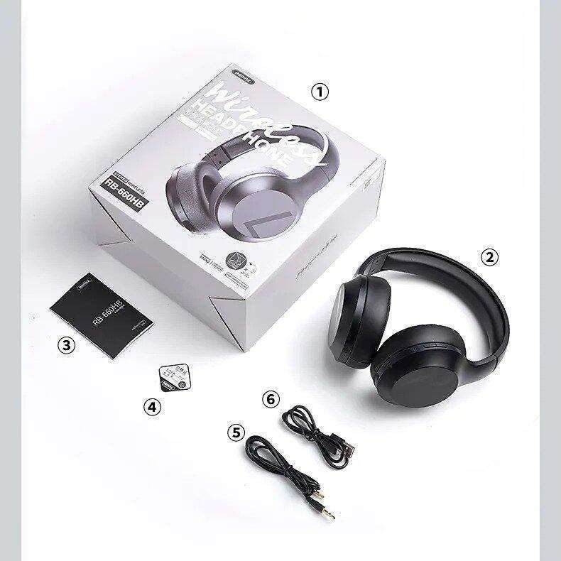 Original REMAX RB-660HB Multifunctional Wireless Bluetooth Headset Original REMAX RB-660HB Multifunctional Wireless Bluetooth Headset