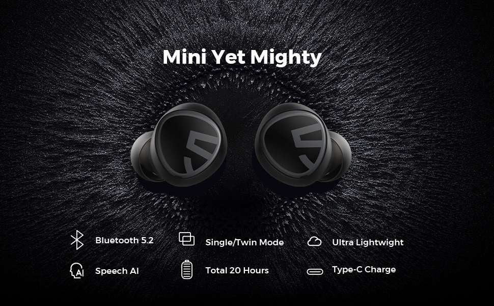 SoundPEATS Mini Wireless Earbuds B09FF3RGWX 3 SoundPEATS Mini Wireless Earbuds B09FF3RGWX 3