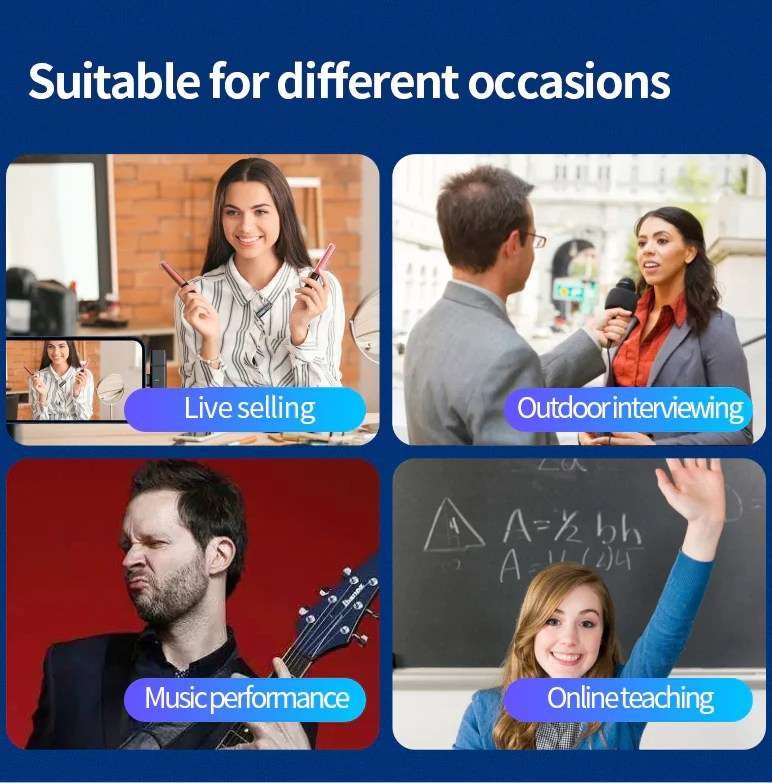 Original JOYROOM JR-LM2 Pro Live Broadcast Lavalier Microphone 3.5mm Original JOYROOM JR-LM2 Pro Live Broadcast Lavalier Microphone 3.5mm