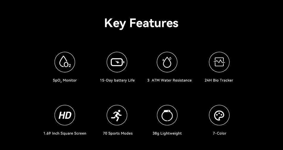 Original IMILAB W01 Smart Watch with SpO2 Original IMILAB W01 Smart Watch with SpO2