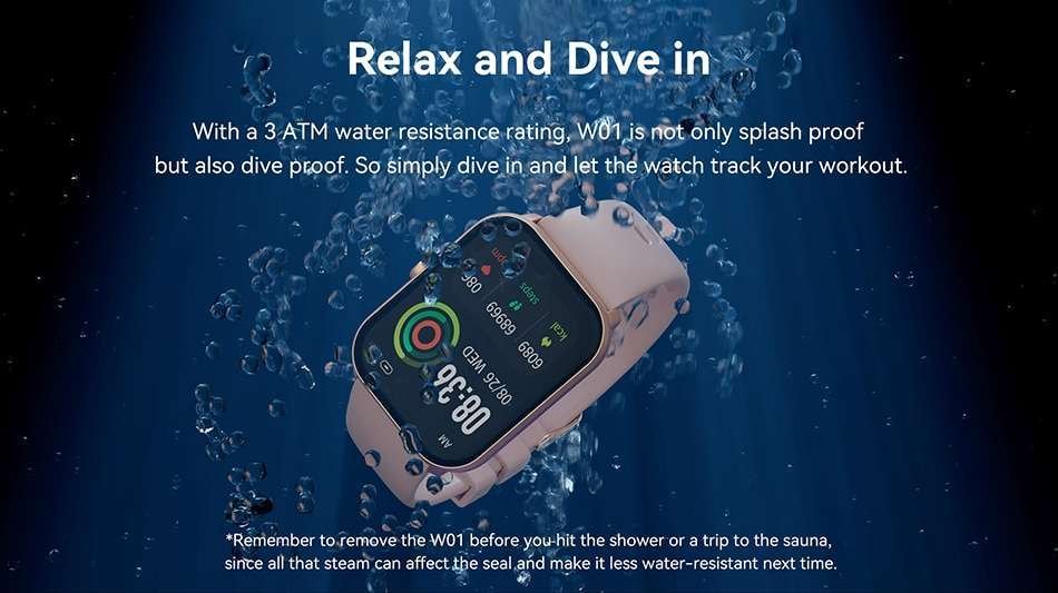 Original IMILAB W01 Smart Watch with SpO2 Original IMILAB W01 Smart Watch with SpO2