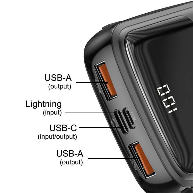 Original Baseus Qpow Digital Display quick charging 3A power bank 10000mAh 15W with type c cable Original Baseus Qpow Digital Display quick charging 3A power bank 10000mAh 15W with type c cable