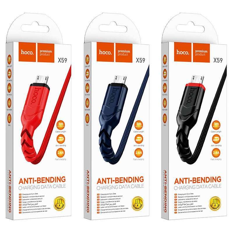 hoco x59 victory charging data cable for micro usb packages hoco x59 victory charging data cable for micro usb packages