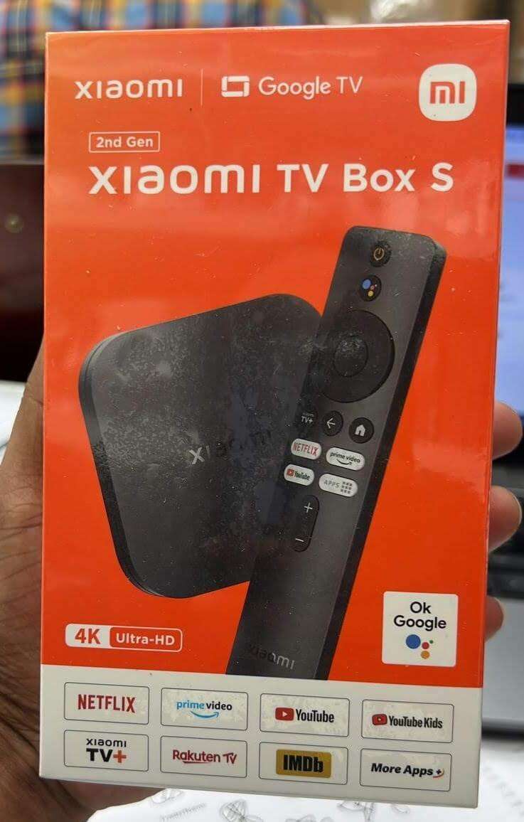 Mi Dealsxiaomi Mi Tv Box S 2nd Gen 4k Hdr10+ With Google Tv & Dolby Vision
