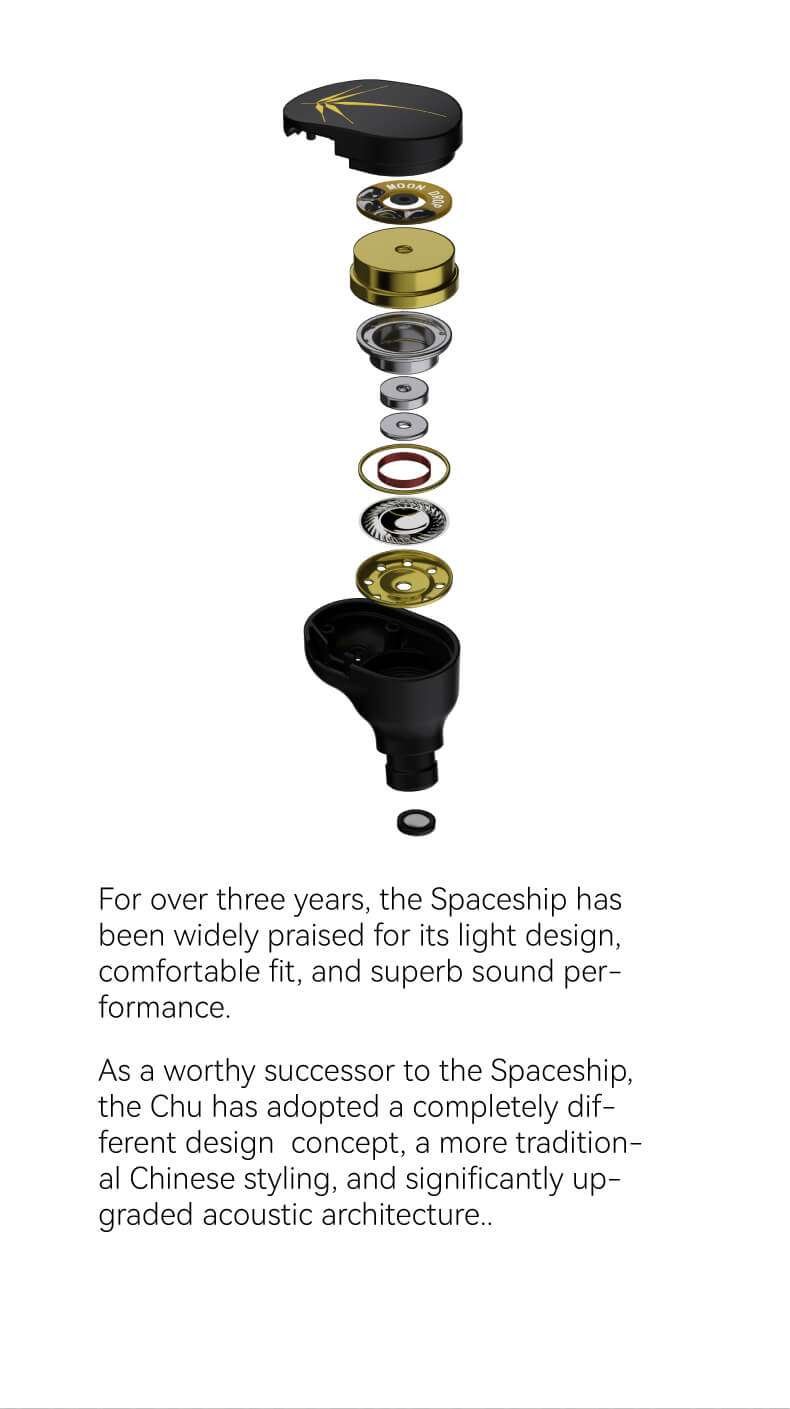 Original Moondrop CHU Entry Level Wired Dynamic IEM with Mic Original Moondrop CHU Entry Level Wired Dynamic IEM with Mic