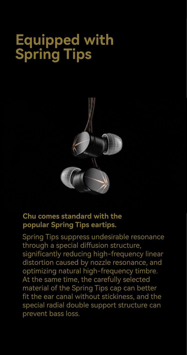 Original Moondrop CHU Entry Level Wired Dynamic IEM with Mic Original Moondrop CHU Entry Level Wired Dynamic IEM with Mic