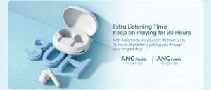 Original Xiaomi Haylou MoriPods ANC TWS Bluetooth Earbuds Haylou MoriPods ANC Earbuds