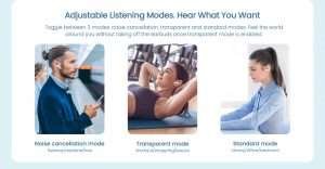 Original Xiaomi Haylou MoriPods ANC TWS Bluetooth Earbuds Haylou MoriPods ANC Earbuds