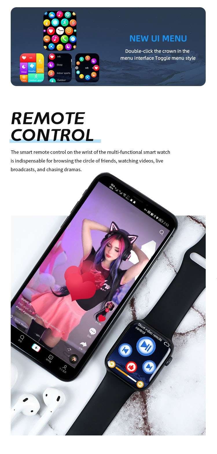 Original HW 7 Max Smart Watch Series 7 HW7 Max Smart Watch Series 7 Smartwatch 7