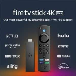 Original Amazon Fire TV Stick 4K Max – Streaming Media Player with Alexa Voice Remote Amazon Fire TV Stick 4K Max Streaming Device
