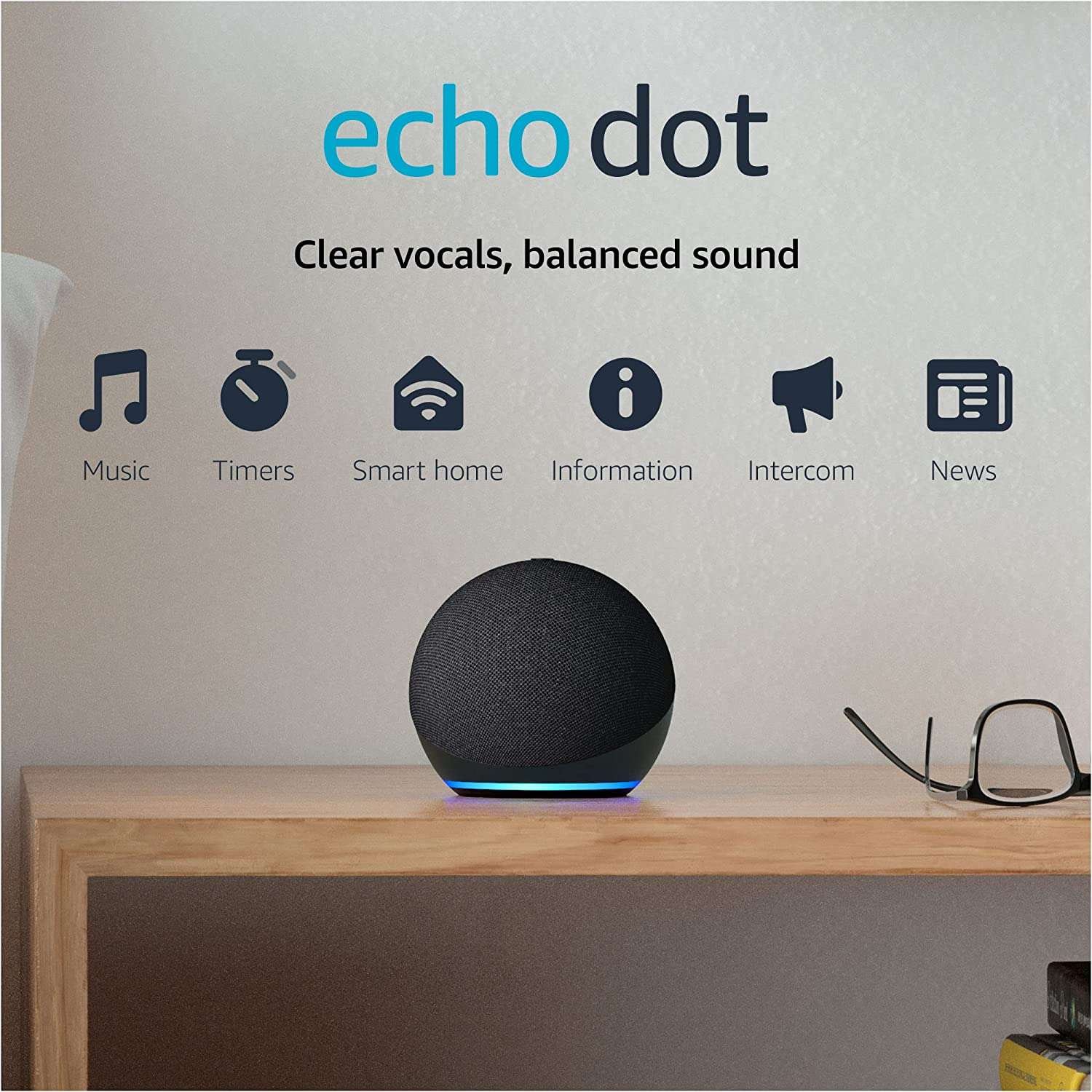 Original Amazon Echo Dot 4th Gen Smart Speaker With Clock and Alexa Original Amazon Echo Dot 4th Gen Smart Speaker With Clock and Alexa