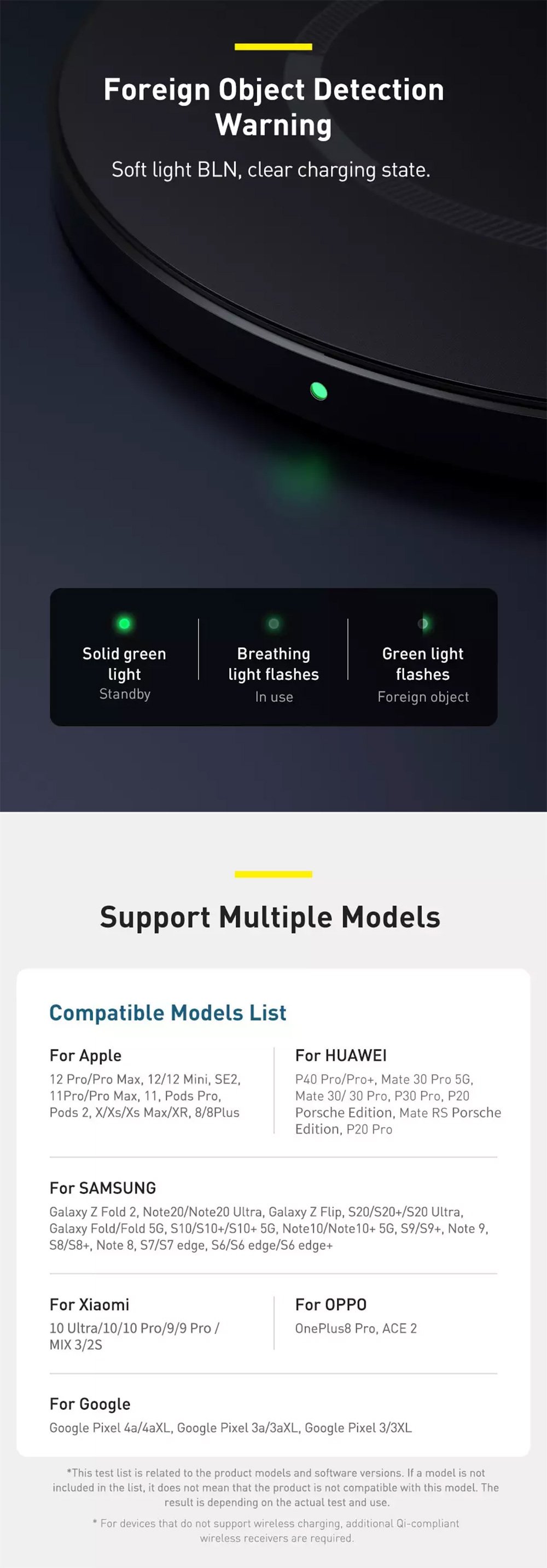 Original Baseus Simple Magnetic 15W Wireless Charger for iPhone 12 Series – Transparent Original Baseus Simple Magnetic 15W Wireless Charger for iPhone 12 Series – Transparent