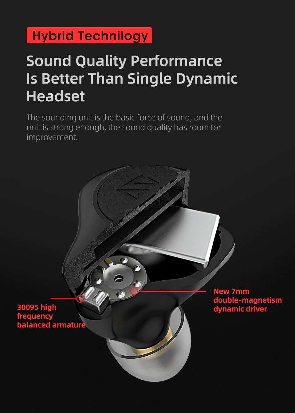 Kz S2 Tws Earbuds Hybrid Aac Earphones (6)