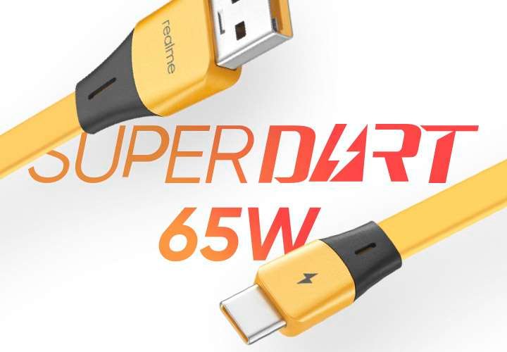 Original Realme Type-C SuperDart Cable (Yellow) Original Realme Type-C SuperDart Cable (Yellow)